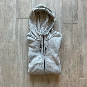 Nike SB 6.0 Slim Fit Gray Full-Zip Waterproof Hoodie